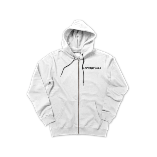 Zip-Up Hoodie 2 Elephant Milk